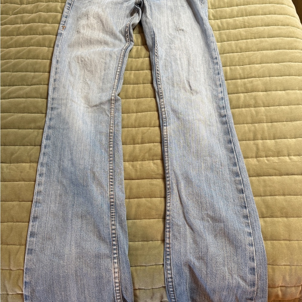 Cowgirl Tuff Light Blue Flare Jeans